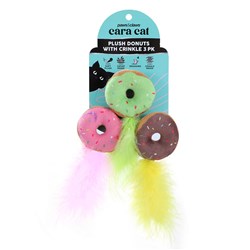 Cara Cat Plush Donuts 3pk Toy