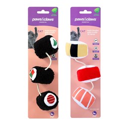 Plush Sushi Teaser Cat Toy