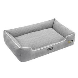 Self Warming Walled Bed Grey