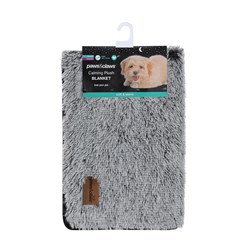 Calming Plush Blanket Silver