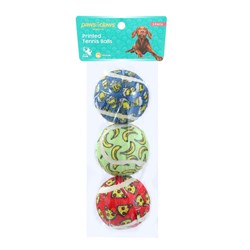 Tennis Balls 3pk 6cm