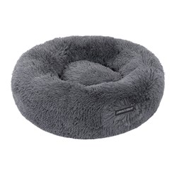 Calming Plush Bed Grey Large