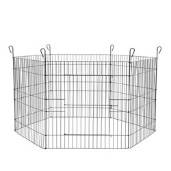 Pet Play Pen 6 Sided Med